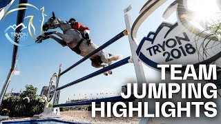 McLain Ward amp Team USA jump to the top at the FEI World Equestrian Games™  Tryon 2018  Highlights [upl. by Livy502]