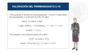 Volumetrías de Oxidación Reducción I   UPV [upl. by Parris601]