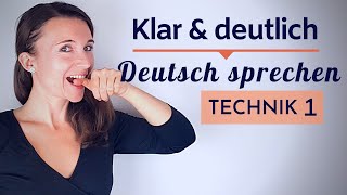 1 KLAR UND DEUTLICH SPRECHEN  Richtig Deutsch sprechen  Aussprache Übungen  Sprechtraining [upl. by Amoihc]