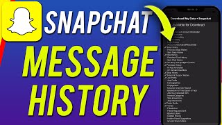 How To View Snapchat Message History [upl. by Melliw]