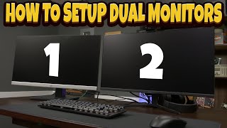 How to Setup Dual Monitors in 2024  StepByStep [upl. by Vivia]