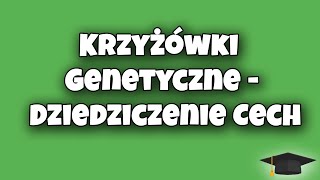 Krzyżówki Genetyczne  Dziedziczenie Cech  Biologia klasa 8 [upl. by Toft128]