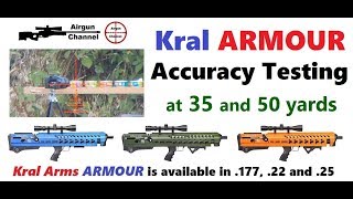 Kral ARMOUR Review Accuracy Testing Bullpup PCP Air Rifle [upl. by Areis]