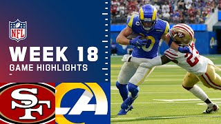 49ers vs Rams Week 18 Highlights  NFL 2021 [upl. by Rotkiv922]