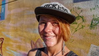 Young Homeless Woman Shares about Surviving on Venice Beach Los Angeles [upl. by Snah849]