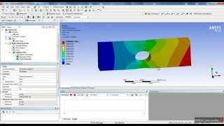 ANSYS Workbench Tutorial  Introduction to Static Structural [upl. by Aij]