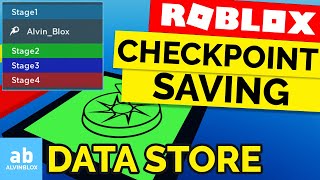 Saving Obby Checkpoints  Roblox Scripting Tutorial [upl. by Enieledam]