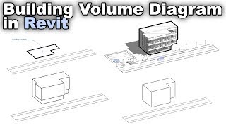 Building Volume Diagram in Revit Tutorial [upl. by Afton]