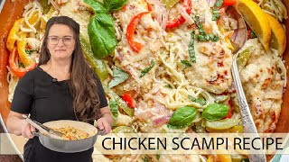 Chicken Scampi Recipe Olive Garden Copycat [upl. by Eltsryk102]