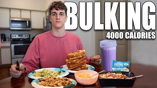 4000 Calorie Full Day of Eating  BULKING Meal Prep [upl. by Lupe]