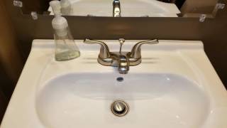 LOUD low pressure noise when running water HOW TO FIX IT HELP  hammering [upl. by Ybrik]