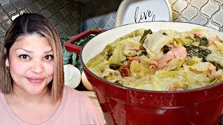 Southern Style Cabbage  Braised Cabbage Recipe  Simply Mama Cooks [upl. by Zilef942]