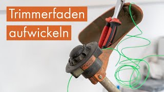 Trimmerfaden aufwickeln  Stihl Fadenkopf  Autocut C52 [upl. by Patrizio141]