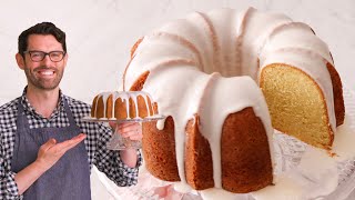 Easy Vanilla Bundt Cake Recipe [upl. by Llerahs]