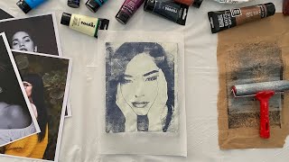 How to Create Successful Image Transfers Using Gelli Printing [upl. by Attenod]