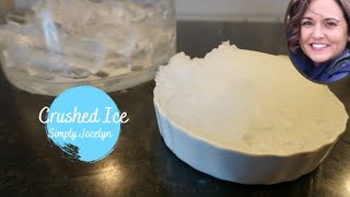 How to Make Crushed Ice for Cocktails  Simply Jocelyn [upl. by Kcirednek]