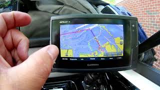 Garmin GPSMap 742xs Chartplotter VS Navionics On Tablet In Auto Guidance Dock to dock [upl. by Tound]