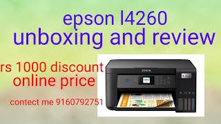 epson l4260 unboxing and review [upl. by Tigdirb853]