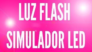 LUZ FLASH ROSA 🎇PINK DISCO LIGHT  10 HORAS  Ambiente Fiesta ✨ [upl. by Ellainad]