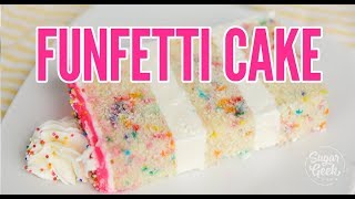 Funfetti Cake Tutorial [upl. by Noryb]