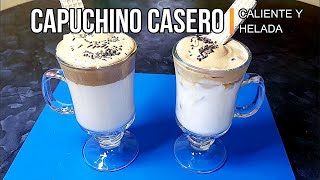 CAPUCHINO CASERO caliente y frio [upl. by Burkhard]