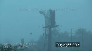 Category 5 Hurricane Michael Stock Footage Master from Panama City  10102018 [upl. by Teddy430]