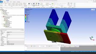 ThermoStructural Analysis in ANSYS Mechanical [upl. by Wootan494]