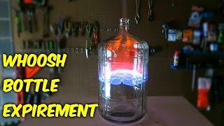 Giant Whoosh Bottle Experiment with 70 and 95 Alcohol [upl. by Clance]