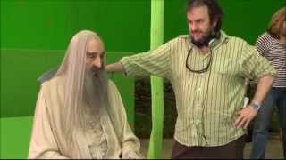 The Hobbit BTS Sir Christopher Lee returns RIP A LEGEND [upl. by Eednus]