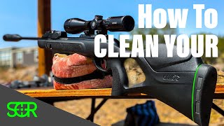 How To Clean A GAMO Break Barrel  WORKS ON THE GAMO SWARM [upl. by Anikes712]