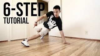 How to Breakdance  6 Step  Footwork 101 [upl. by Nosnevets]