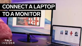 How To Connect A Laptop To A Monitor [upl. by Luisa991]