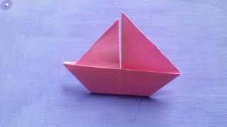 Origami  Barco velero de papel [upl. by Emerson981]