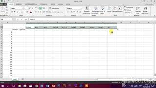 Excel 1 crear una lista de estudiantes y notas [upl. by Anastasie144]