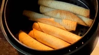 Air Fryer Frozen Taquitos  How To Cook Frozen Taquitos In The Air Fryer [upl. by Yma323]