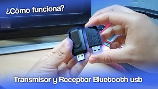 Funcionamiento de un Transmisor y Receptor de Audio Bluetooth USB [upl. by Coppinger57]