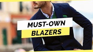 3 Types Of Blazers Every Man Should Own [upl. by Arriek]